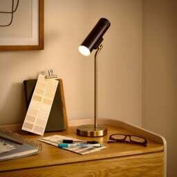 Leo Tubular Rechargeable Touch Dimmable Table Lamp - thumbnail 2
