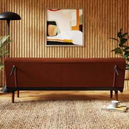 Niko Velvet Clic Clac Sofa Bed - thumbnail 2