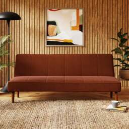 Niko Velvet Clic Clac Sofa Bed - thumbnail 1