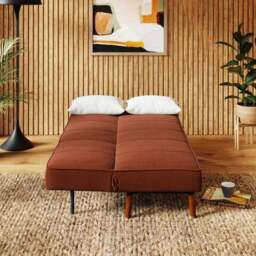 Niko Velvet Clic Clac Sofa Bed - thumbnail 3