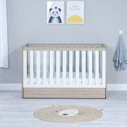 Babymore Veni Cot Bed with Drawer - thumbnail 2