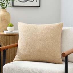 Flaxley Ribbed Square Cushion
