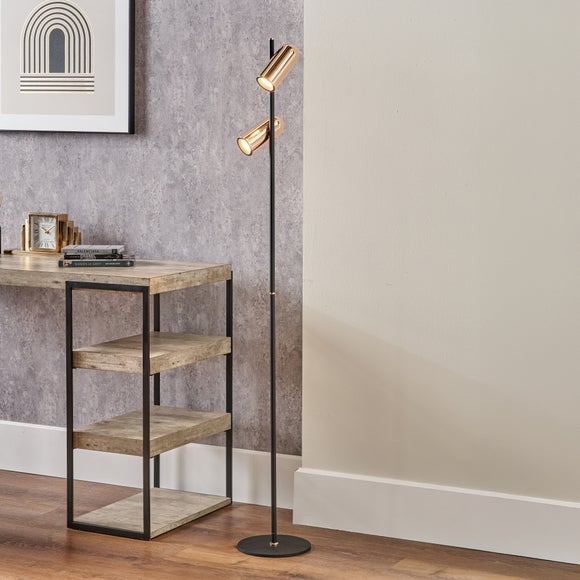 Pacific Lifestyle Xena 2 Light Adjustable LED Floor Lamp - image 1