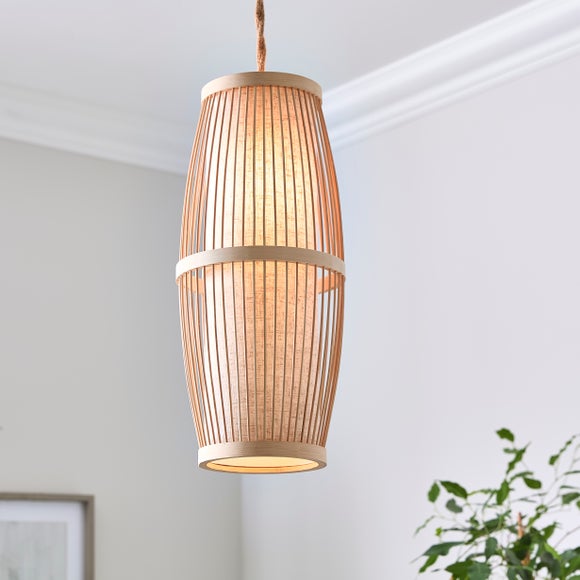 Kiva Bamboo Easy Fit Pendant Shade - image 1