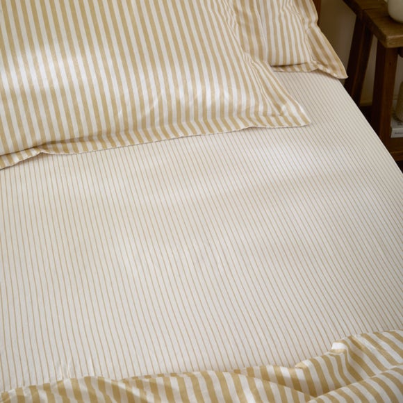 Hebden Narrow Stripe 100% Cotton Fitted Sheet - image 1