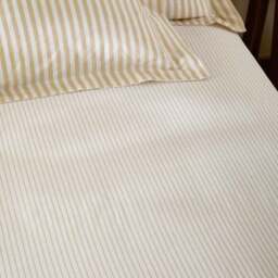 Hebden Narrow Stripe 100% Cotton Fitted Sheet - thumbnail 2