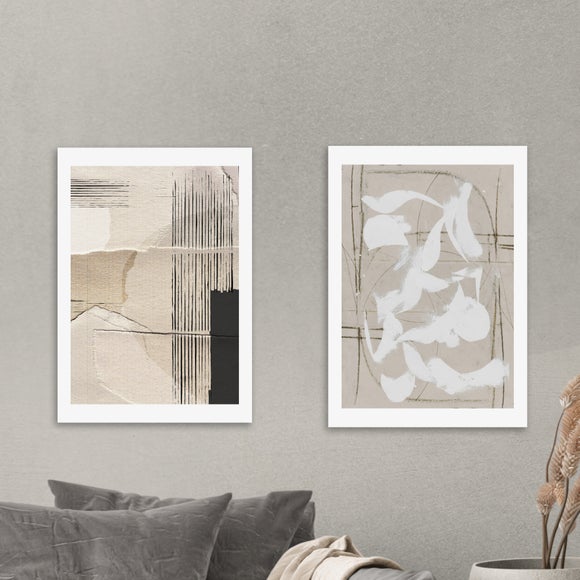 Set of 2 East End Prints Paper Abstract Prints - image 1