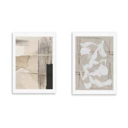 Set of 2 East End Prints Paper Abstract Prints - thumbnail 2
