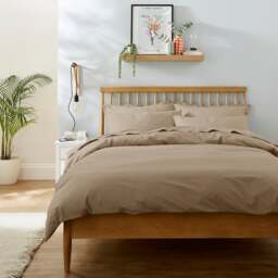 Pure Cotton Plain Dye Duvet Cover - thumbnail 1