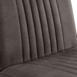 Brooklyn Set Of 2 Dining Chairs, Suede - thumbnail 4