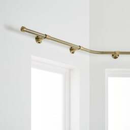 Trinity Metal Eyelet Bay Curtain Pole