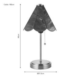 Colette Mid Century Table Lamp - thumbnail 6