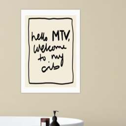East End Prints Hello MTV Print - thumbnail 1