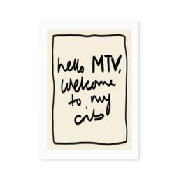 East End Prints Hello MTV Print - thumbnail 2