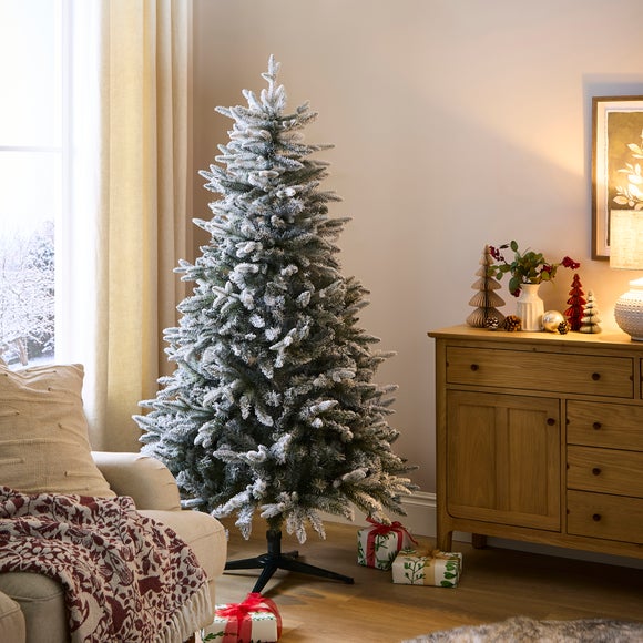 6ft Snowy Blue Spruce Christmas Tree