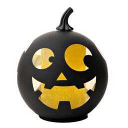 Hocus Pocus Glass Pumpkin Light Up Ornament - thumbnail 1