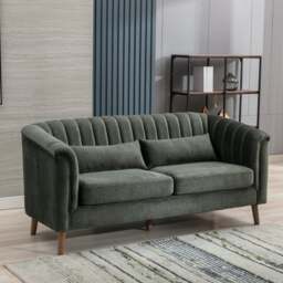 Image Furnishings Charlotte Velvet 3 Seater Sofa - thumbnail 1