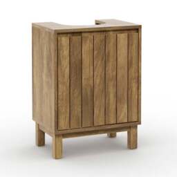 Humphrey Compact Under Sink Unit, Mango Wood Effect - thumbnail 5