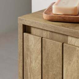 Humphrey Compact Under Sink Unit, Mango Wood Effect - thumbnail 3