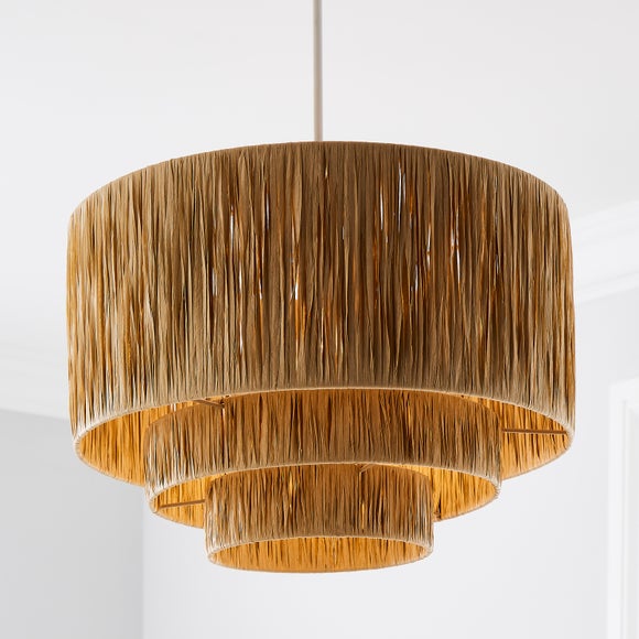 Ruolan Raffia 3 Tier Pendant Shade - image 1