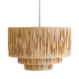 Ruolan Raffia 3 Tier Pendant Shade - thumbnail 5