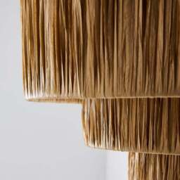 Ruolan Raffia 3 Tier Pendant Shade - thumbnail 3