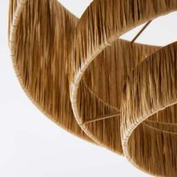 Ruolan Raffia 3 Tier Pendant Shade - thumbnail 4
