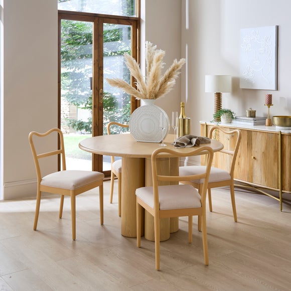 Alora 4 Seater Round Dining Table - image 1