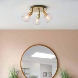 Tia 3 Light Semi Flush Spotlight - thumbnail 3