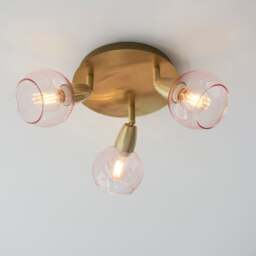 Tia 3 Light Semi Flush Spotlight - thumbnail 1