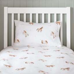 Pony Meadows Duvet Cover and Pillowcase Set - thumbnail 4