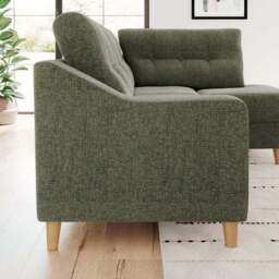 Baxter II Chenille Soft Texture Corner Chaise Sofa - thumbnail 3