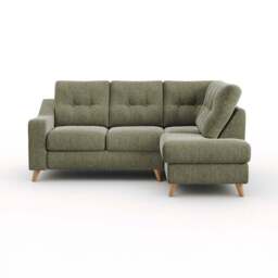 Baxter II Chenille Soft Texture Corner Chaise Sofa - thumbnail 2