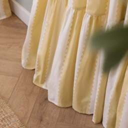 Furn. Birdie Stripe Pencil Pleat Curtains - thumbnail 4