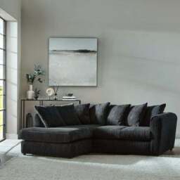 Blake Jumbo Cord Corner Sofa - thumbnail 2