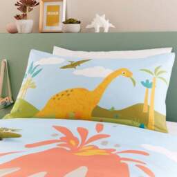Dinosaur 3D Duvet Cover and Pillowcase Set - thumbnail 2