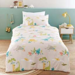 Dinosaur 3D Duvet Cover and Pillowcase Set - thumbnail 3