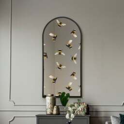 Typis Arched Bumble Bee Wall Mirror - thumbnail 1