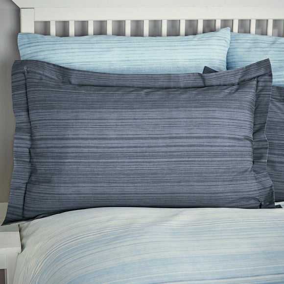 Halton Blue 100% Cotton Oxford Pillowcase - image 1