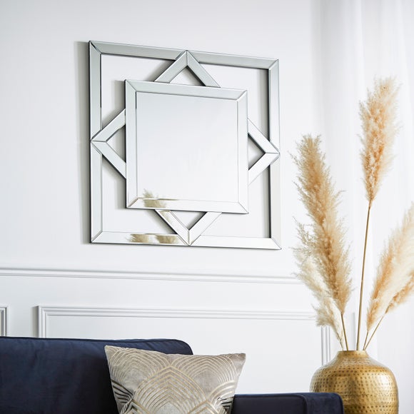 Luxe Geo Square Wall Mirror - image 1