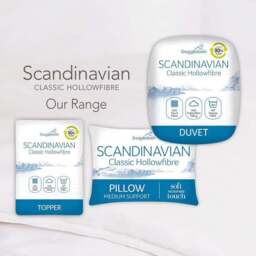 Snuggledown Scandinavian Hollowfibre 4.5 Tog Summer Duvet and Pillow Set - thumbnail 6