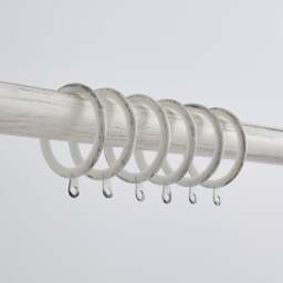 Pack of 12 Lined Curtain Rings - thumbnail 1