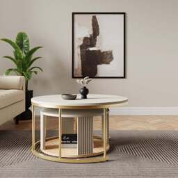 Georgi Nest of Coffee Tables - thumbnail 2