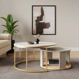 Georgi Nest of Coffee Tables - thumbnail 1