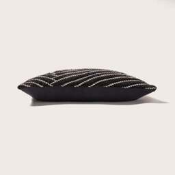 Rope Cotton Velvet Rectangular Cushion - thumbnail 3