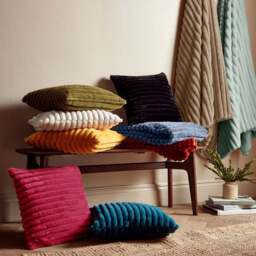 Cosy Ribbed Throw Blanket 130cm x 170cm - thumbnail 5