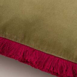 Clara Contrast Fringe Square Cushion Cover - thumbnail 5