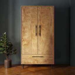 Bryant Double Wardrobe, Mango Wood Effect - thumbnail 1