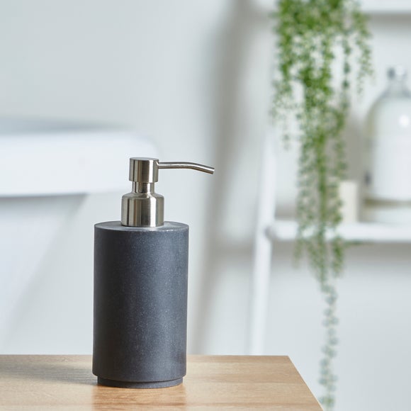 Grey Resin Soap Dispenser - image 1