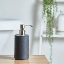 Grey Resin Soap Dispenser - thumbnail 1